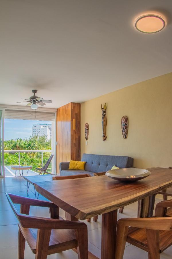 Beachfront Luxury Apartments Cancún Eksteriør billede